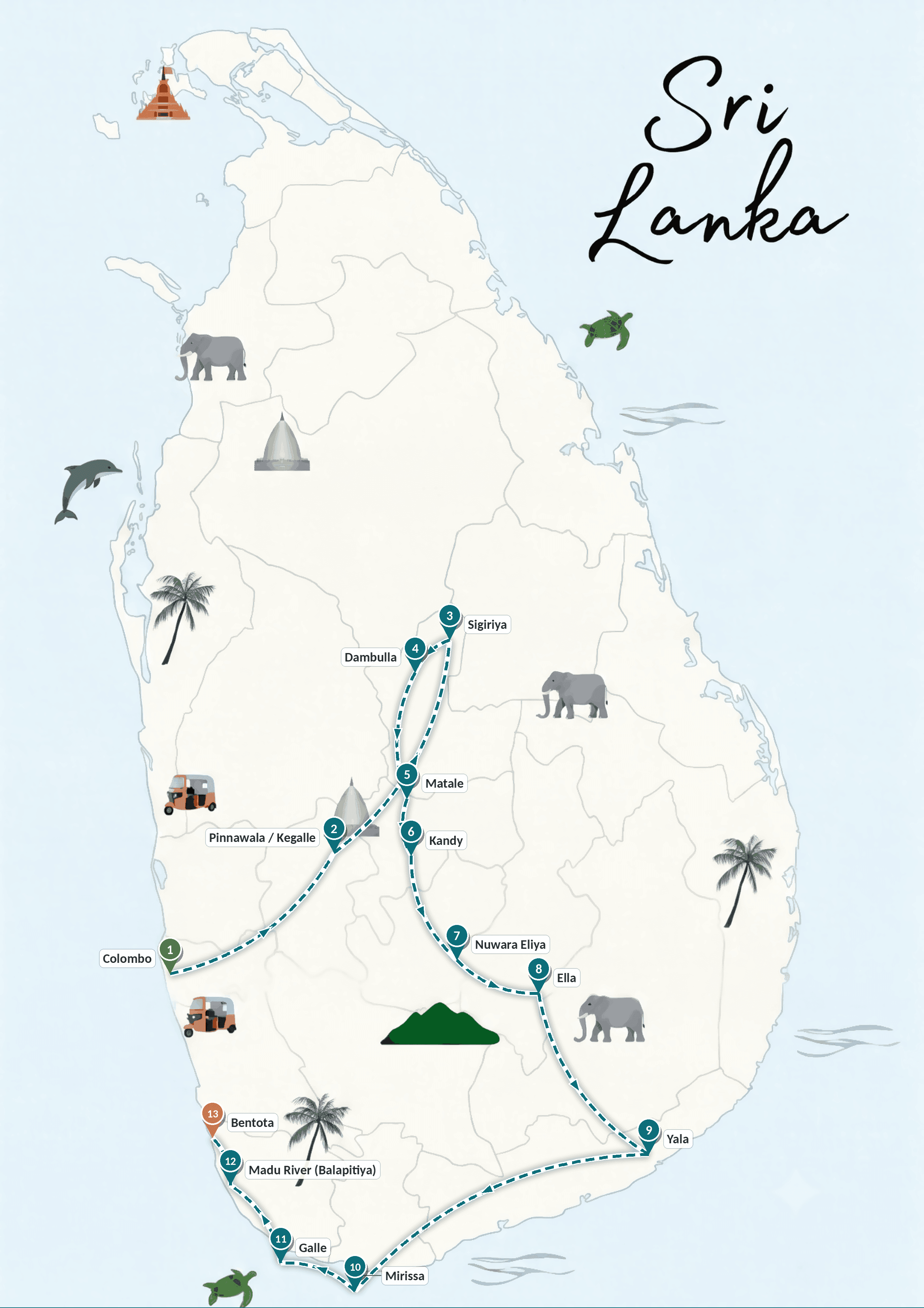 Picos, Florestas Tropicais e Trilhos Costeiros